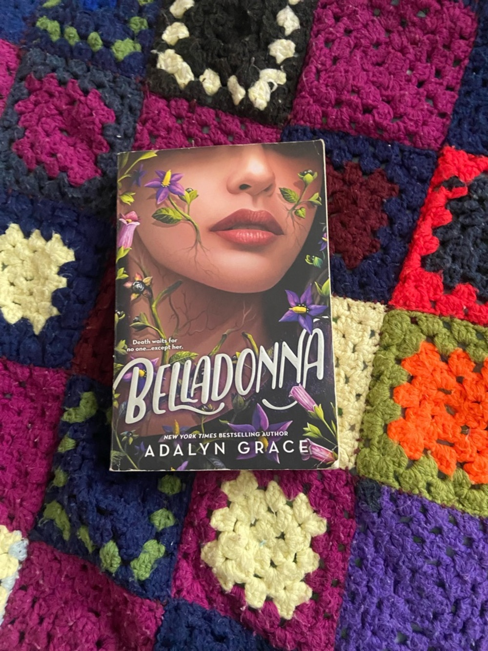 Belladonna Paperback Book - Purple Floral Cover